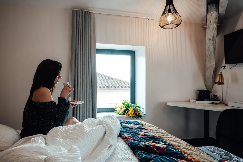 Chambre - Hôtel les fleurines - Villefranche de Rouergue